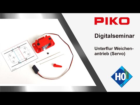 PIKO [D015] Digitalseminar Servo-Weichenantriebe (Unterflur) Einbau und Programmierung