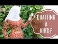 Drafting a Medieval Kirtle Dress Pattern