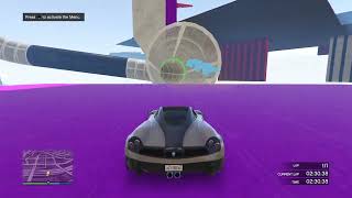 GTA 5 Online - Flying Flip Race - UPDATED To 300 Props