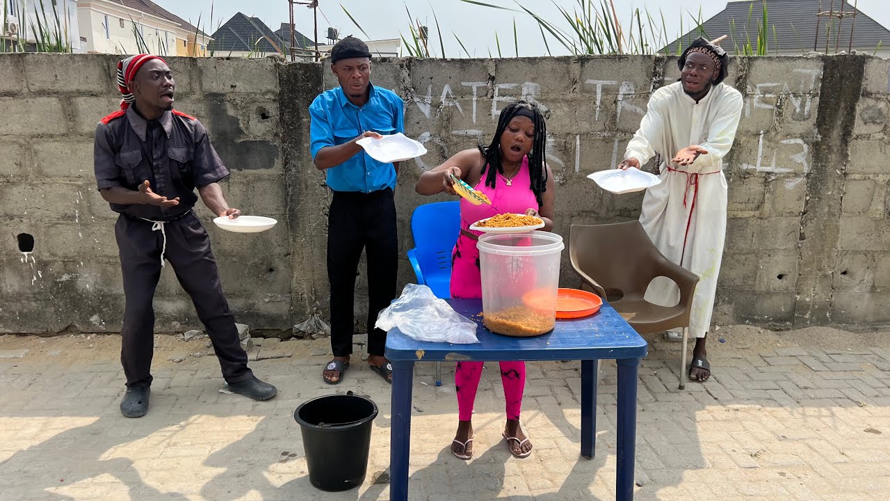 The food seller ll Markangelcomedy ft mumu police comedy