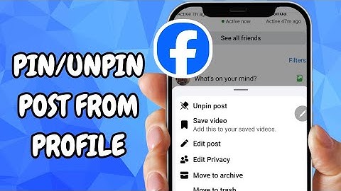 How To Pin & Unpin Post From Profile On Facebook - (EASY GUIDE)