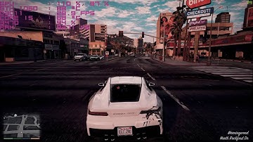 GTA V REDUX MOD - GTX 1060 - Very High Settings - Gameplay 1080p