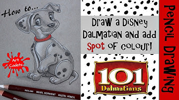 How to draw a Disney Dalmatian