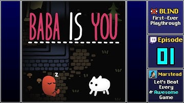 ✔️️ Start Playthrough - Baba is You [Blind] (Episode 1/12)