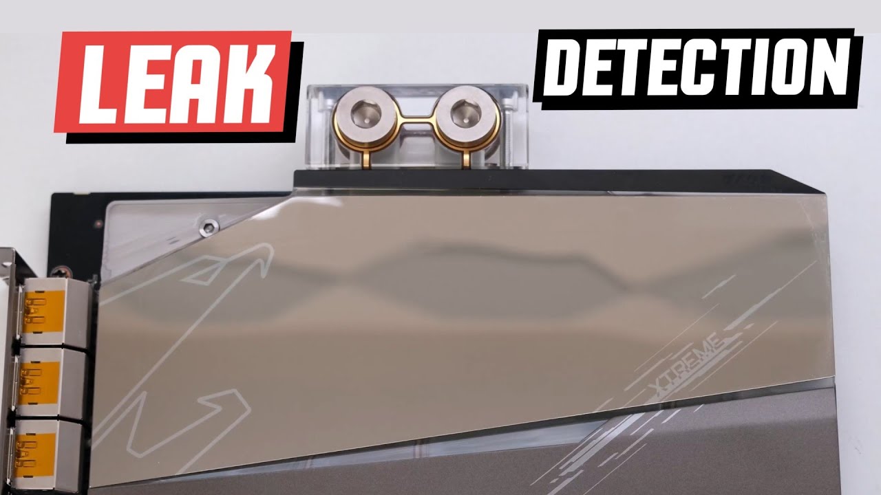 Leak Detection RTX 3080 Gigabyte Aorus Water Block Teardown