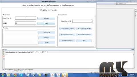Final Year Projects | Security and privacy for storage and computation in cloud computing