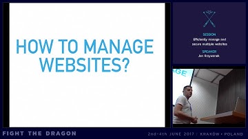 JAB17 - Efficiently manage and secure multiple websites