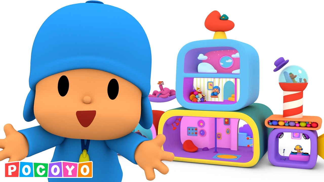 ⭐️ NEW SEASON 6: Pocoyo's Fun HOUSE! Let's Build a NEW Base