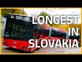 First in slovakia  bratislava megatrolley