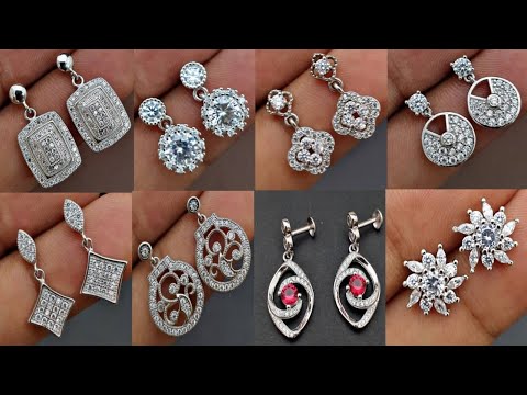 92.5 Sterling Silver Earrings Collection Price ₹500-₹2500, चाँदी की