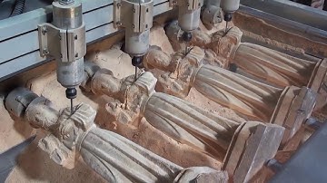 Máy đục tượng CNC 1811-6 đầu ( tượng thiên chúa)