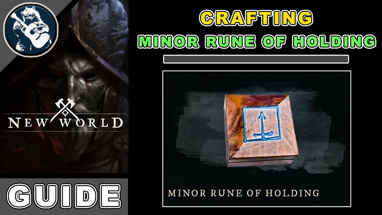 How to Get Minor Rune of Holding in New World | Crafting Recipes Guide