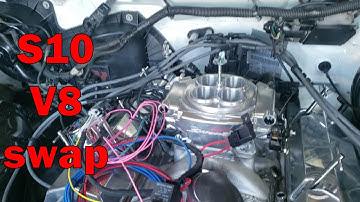 How to swap a SBC V8 into your Chevy S10 - Part 7: Brackets, Hoses and Power steering.