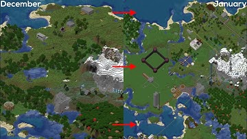 Z Galaxy SMP - Dynmap Timelapse! (13th January edition)