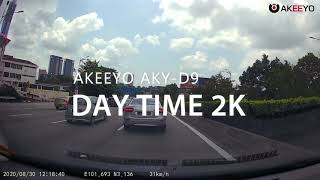 AKEEYO AKY-D9 ※ Day Time 2K Driving Clip