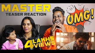 Master Teaser REACTION | Malaysian Indian Couple | Thalapathy Vijay | Anirudh Lokesh Kanagaraj | 4K