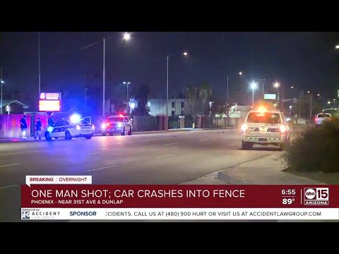 Driver crashes through Cortez High School fence after road rage shooting