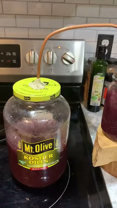 Blackberry Moonshine made on the pickle still