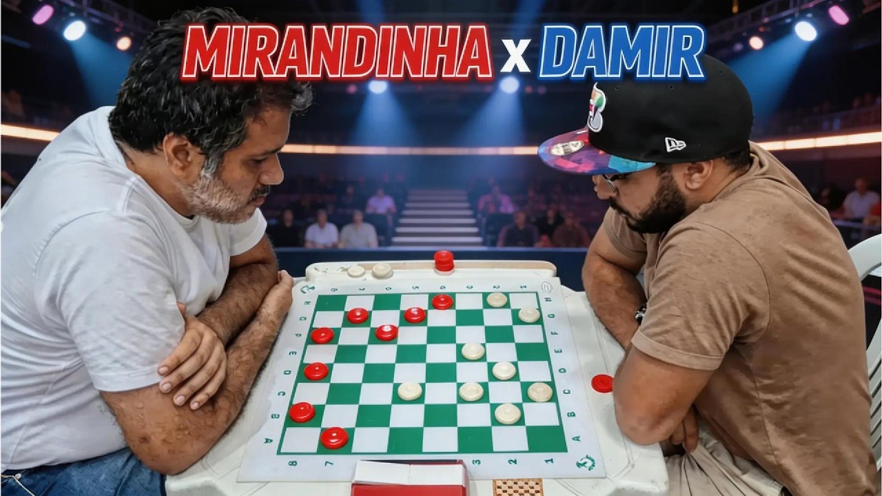 A GRANDE FINAL! 🏆 Vinicius Damir x Mirandinha: Partida 1 (7+3)