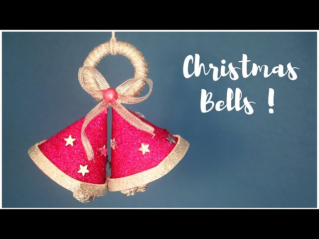 Easy Craft❄ How to make Christmas bells decoration with foam