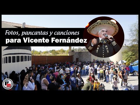 TRISTE DESPEDIDA A VICENTE FERNANDEZ