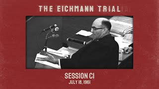 The Eichmann Trial: Session 101 (subtitled)