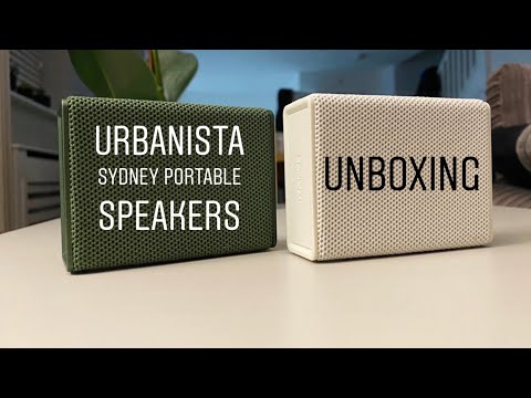 Urbanista Sydney Portable Speakers | Unboxing