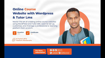 02 - Sidee loo Dhisaa Website waxbarasho | Online Course Website with WordPress & Tutor LMS @efutuux