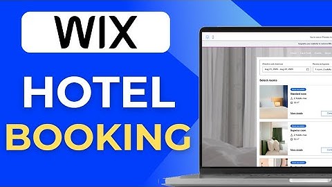 How To Make Hotel Booking Website In Wix  2025