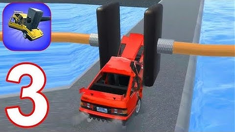CRASH 🚗🔨MASTER 3D-  ALL LEVELS Gameplay All Cars Android,ios Level 1-4