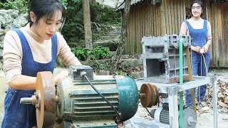 Genius Girl ремонтирует исрезанный мотор, помогает дяде решить проблему!