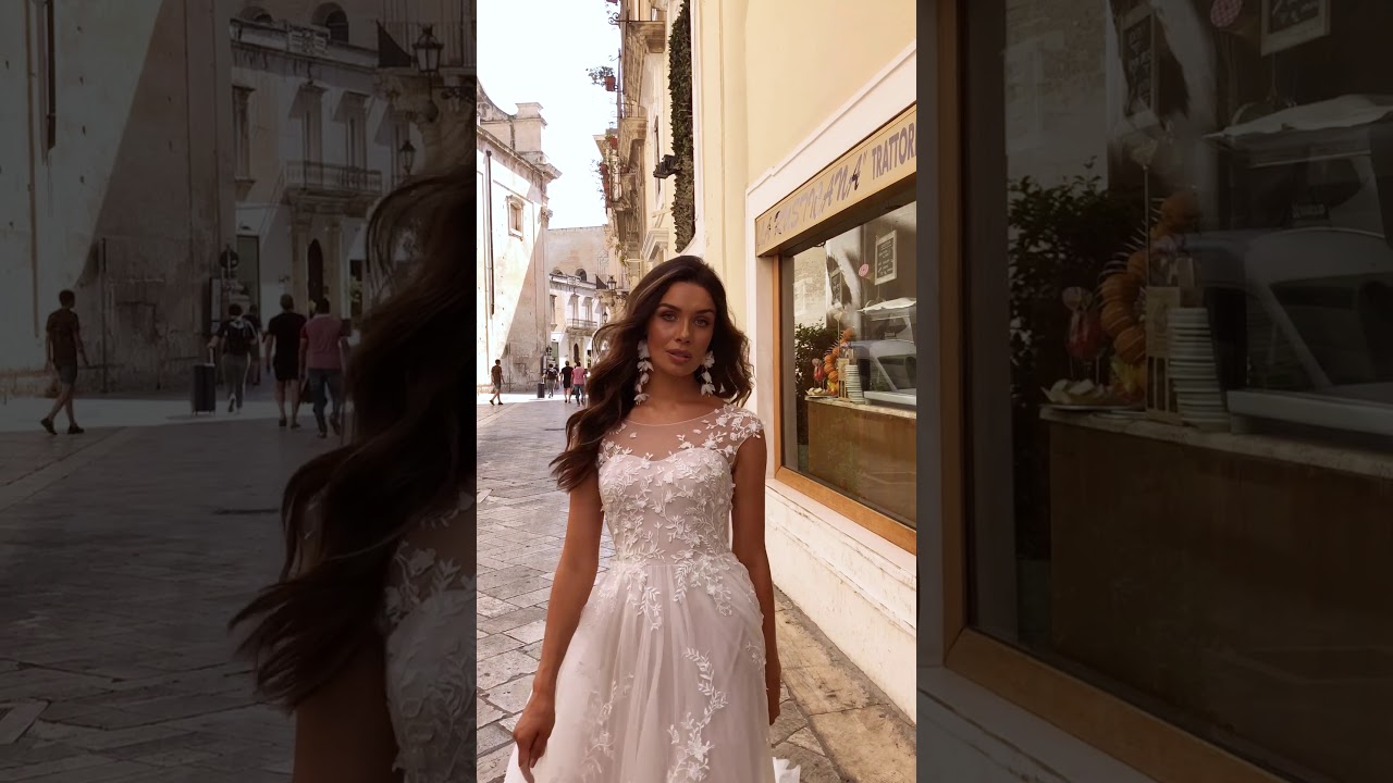 Madi Lane Melody wedding dress with 