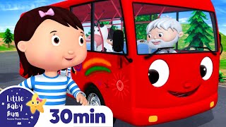 Wheels On The Bus +More Nursery Rhymes and Kids Songs | Little Baby Bum