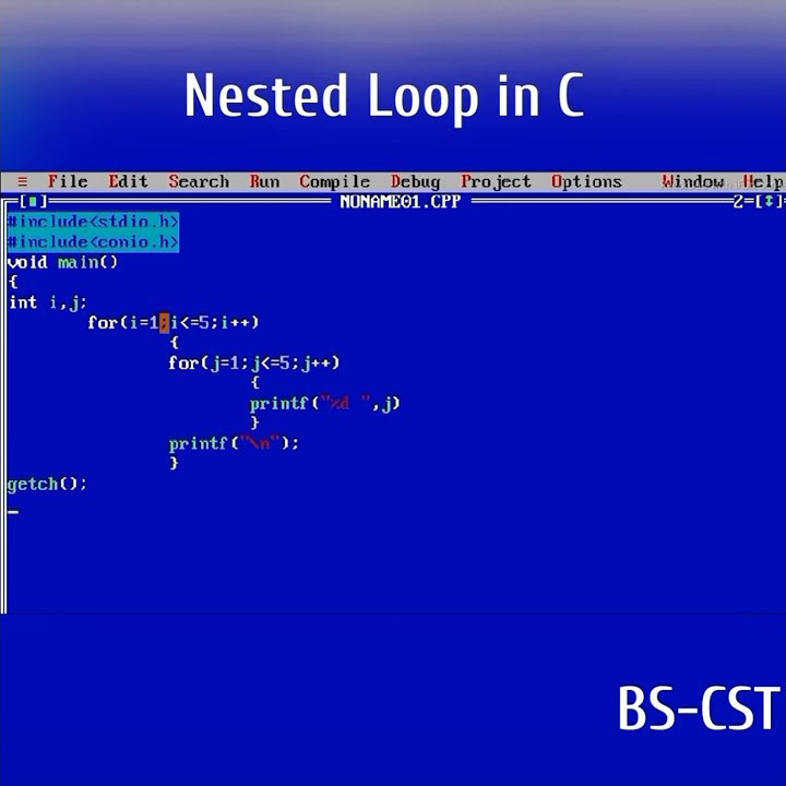 Nested Loop in C #Shorts....Use inner and outer Loop in C Language # ...