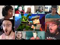 "Follow Me" | Minecraft FNAF Animated Music Video | REACTION MASH-UP