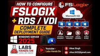 Part 13 - How to Configure FSLogix with Microsoft RDS/VDI | Complete Deployment Guide (Server 2025)