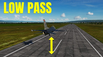 LOW PASS AND BREAK FOR LANDING | F-16C | DCS WORLD