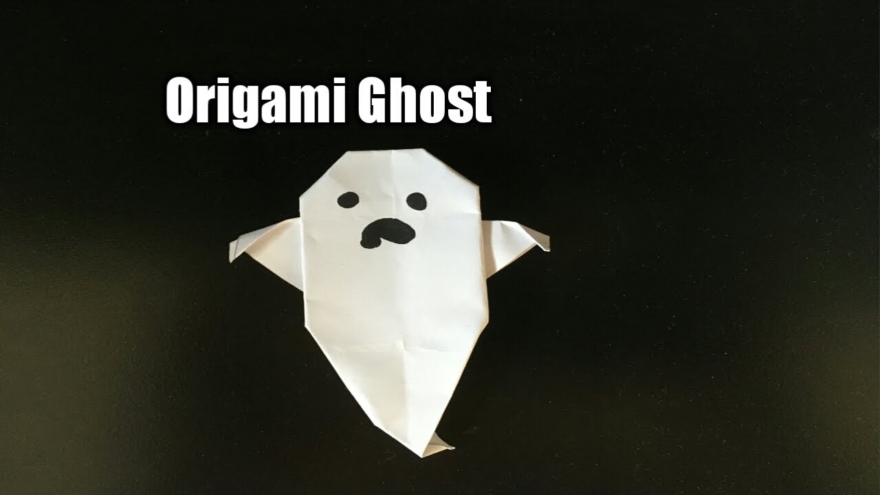 How To Make An Origami Ghost Paper Ghost YouTube