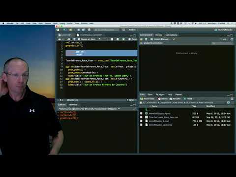 Introduction to R and RStudio - Part 2 | RStudio, a short script, basic coding, variables, and plots