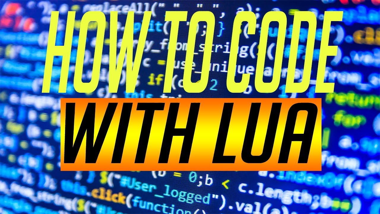Getting started with lua!