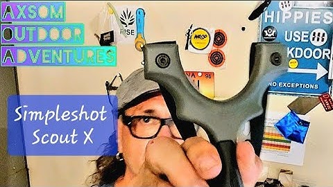 Simpleshot Scout X Review #slingshotshooting #slingshotscatapult #slingshots #simpleshot