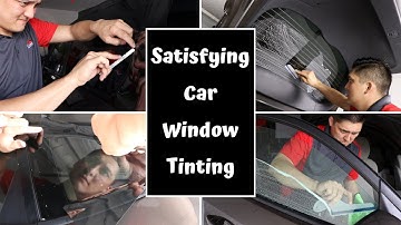 Satisfying Car Window Tinting | Time Lapse Window tinting