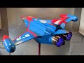 Gatchaman God Phoenix. Hand built steel Battle of the Planets Phoenix & Centre Neptune.ゴッドフェニックモデル