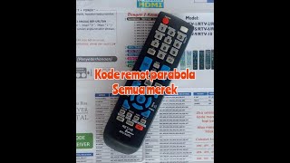 kode remot parabola semua merek