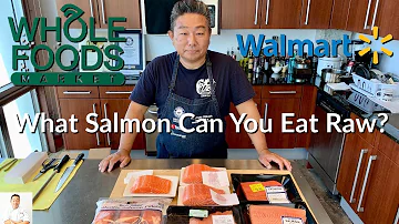 Can you eat raw salmon from the grocery store?