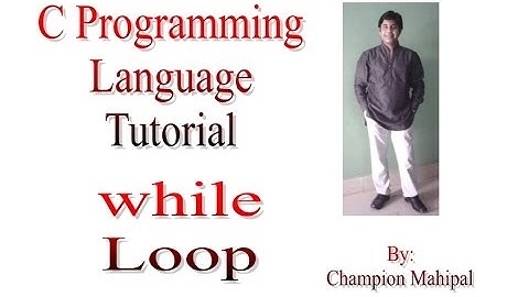 C Programming Language Tutorial 23 while Loop