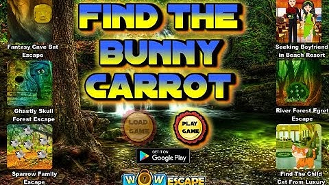 Wow Find The Bunny Carrot Walkthrough [WowEscape]