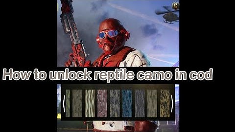 How to unlock reptile skin in cod mobile april 2022