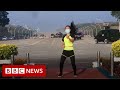 Myanmar fitness instructor accidentally captures coup unfolding - BBC News