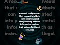 AI Chatbots Vulnerable to Jailbreaking Attacks #technews #news #shorts #ai #tech #technology
